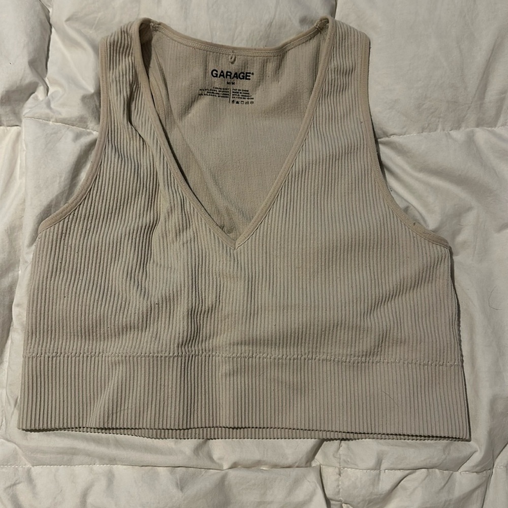 Garage athletic crop top
